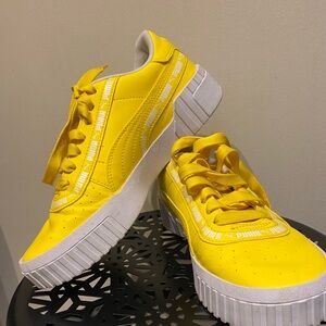 Yellow Puma Sneakers